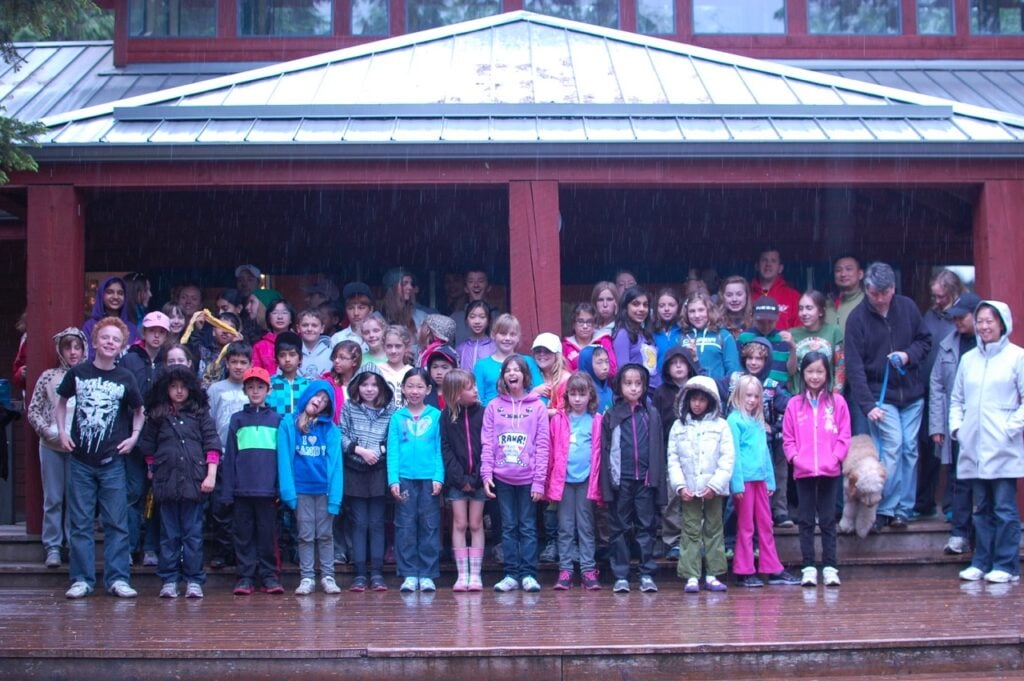 Full school camping trips were a beloved tradition