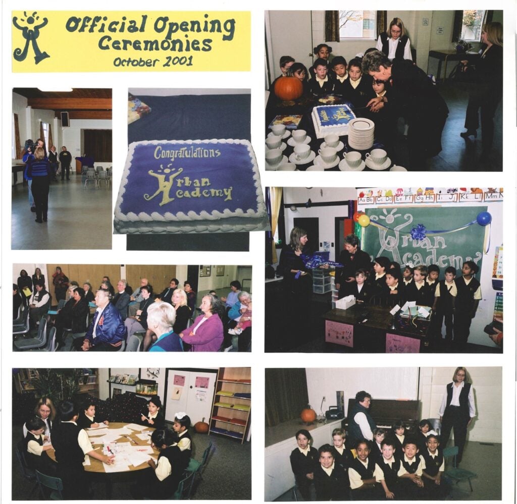 Collage of photos from the opening ceremonies.