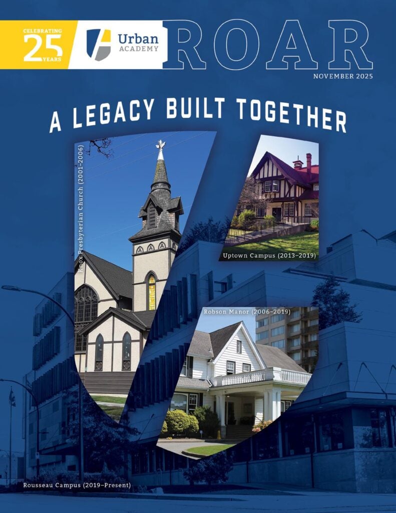 Download: PDF of Urban Academy Roar Magazine (November 2025)